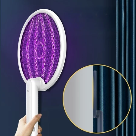 Imagem 4 do produto Raquete Elétrica Dobrável 4 em 1 Mata-Mosquitos
