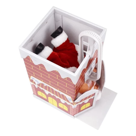 Imagem 2 do produto Papai Noel Musical na Casinha Decoração Natalina
