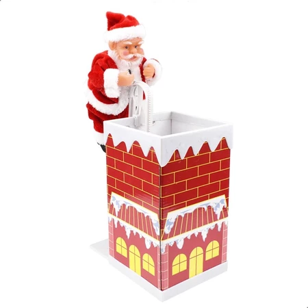 Imagem 3 do produto Papai Noel Musical na Casinha Decoração Natalina