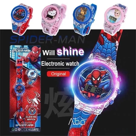 Imagem 4 do produto Relógio Infantil com LED e Música Personagens