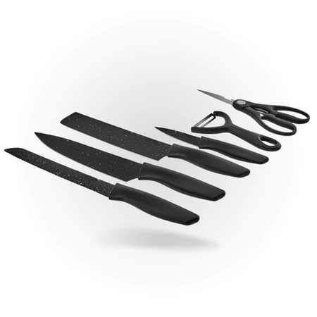 Imagem 2 do produto Kit Jogo de Facas Gourmet 6 Peças Inox para Churrasco