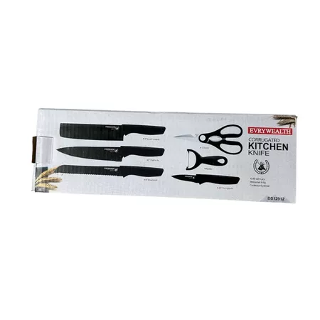 Imagem 3 do produto Kit Jogo de Facas Gourmet 6 Peças Inox para Churrasco