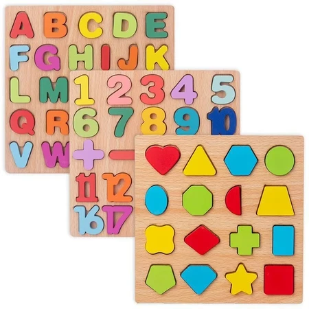 Imagem 5 do produto Kit 2 Tabuleiros Educativos Letras Números Etc