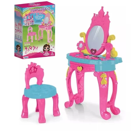 Penteadeira Princesa Infantil com Banquinho