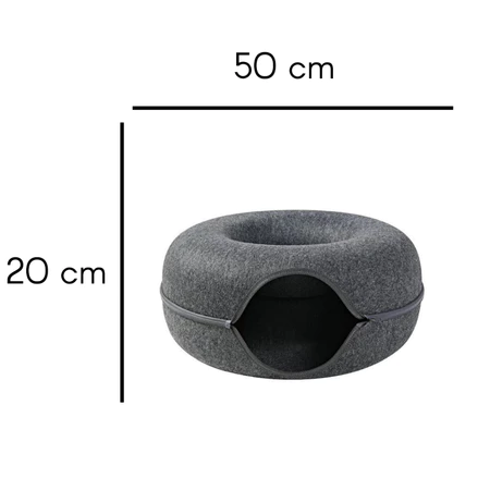 Imagem 2 do produto Cama Túnel Rosquinha para Gatos