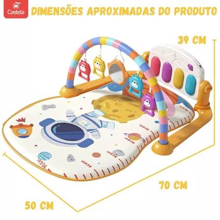 Tapete de Atividades Infantil com Piano Musical