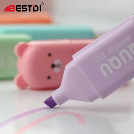 Imagem 4 do produto Kit com 6 Marca Texto Ursinho Neon Mini Good