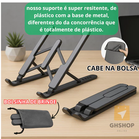 Imagem 5 do produto Suporte Dobrável para Notebook Portátil