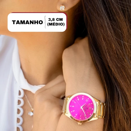 Imagem 3 do produto Relógio Champion Feminino Dourado