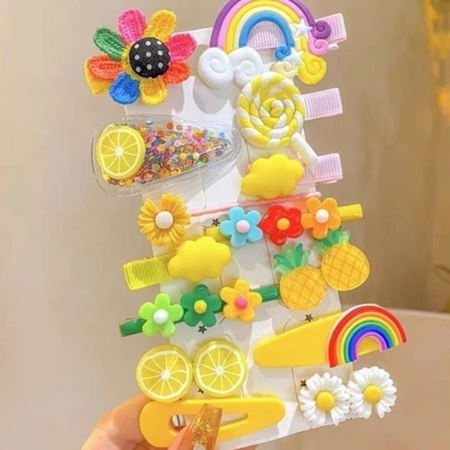 Imagem 4 do produto kit 2 cartas 28 Unidades de Presilhas e Xuxinhas