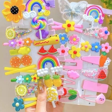 Imagem 5 do produto kit 2 cartas 28 Unidades de Presilhas e Xuxinhas
