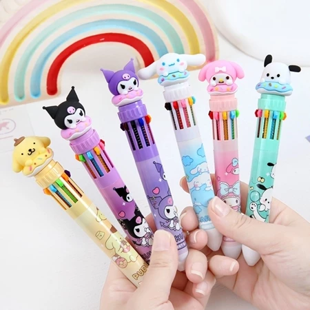 Imagem 3 do produto Caneta Kuromi 10 em 1 - Papelaria Divertida