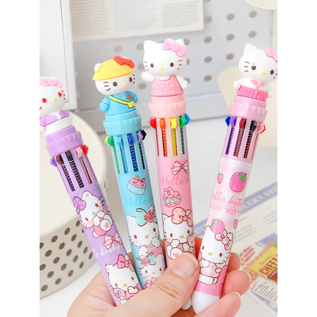 Imagem 6 do produto Caneta Kuromi 10 em 1 - Papelaria Divertida