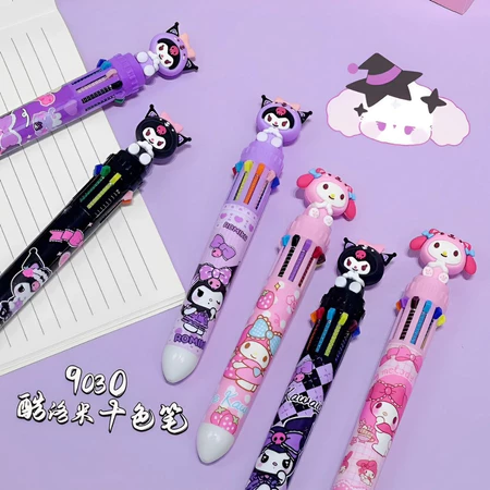 Imagem 7 do produto Caneta Kuromi 10 em 1 - Papelaria Divertida
