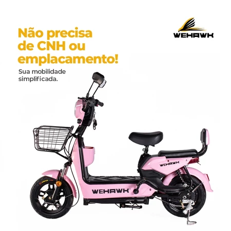 Imagem 2 do produto Scooter Elétrica WeHawk Basket WX-02 500W