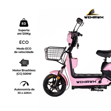 Imagem 3 do produto Scooter Elétrica WeHawk Basket WX-02 500W