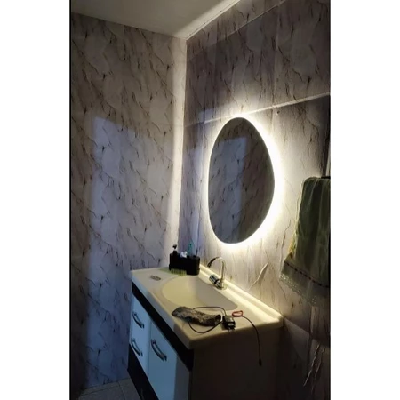 Imagem 3 do produto Espelho Orgânico Gigante com LED Decorativo