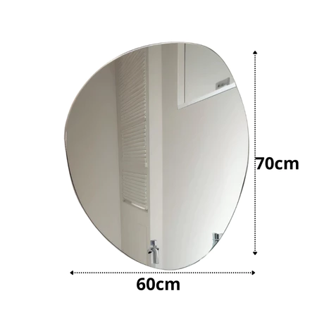 Imagem 4 do produto Espelho Orgânico Gigante com LED Decorativo