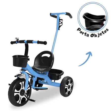 Imagem 1 do produto Triciclo Infantil Luxo com 02 Cestinhas