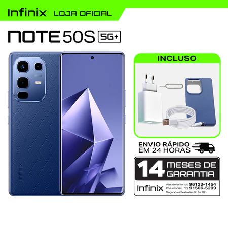 Imagem 2 do produto Celular Infinix Note 50S 5G 256GB/8GB RAM