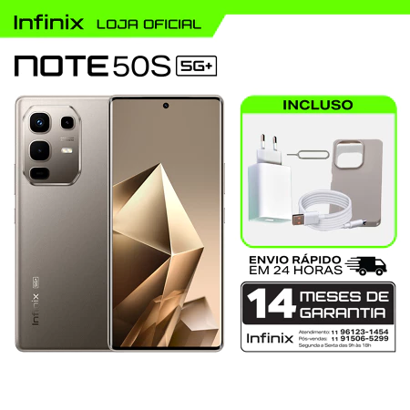 Imagem 3 do produto Celular Infinix Note 50S 5G 256GB/8GB RAM