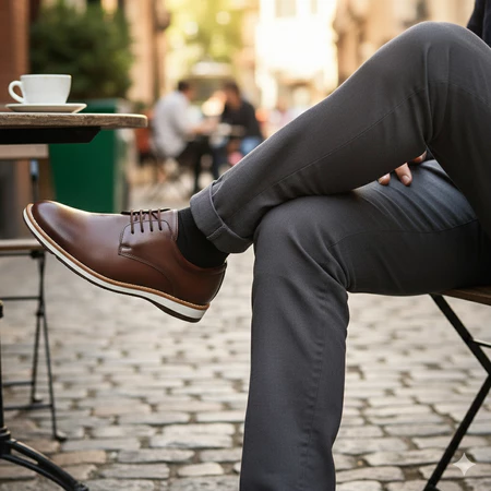Imagem 3 do produto Sapato Casual Masculino Oxford Confortável