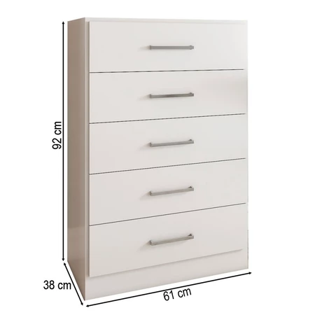 Imagem 4 do produto Cômoda Angra 5 Gavetas Panorama Móveis