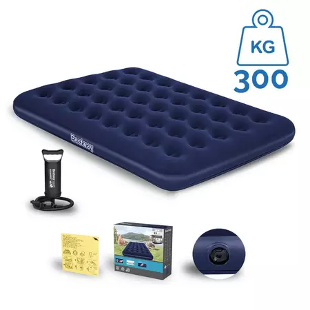 Imagem 4 do produto Colchão Inflável Casal Bestway + Bomba de Ar