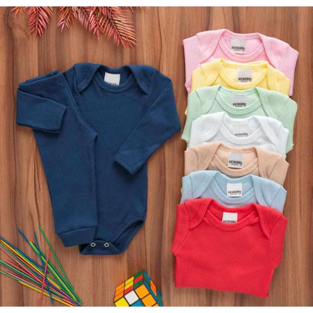 Kit 6 Peças Bebê Pagão Canelado Longo