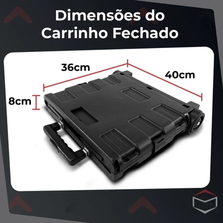 Imagem 1 do produto Carrinho Dobrável Multiuso Portátil