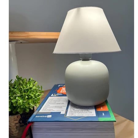 Imagem 2 do produto Abajur de Cerâmica Porcelana Bivolt