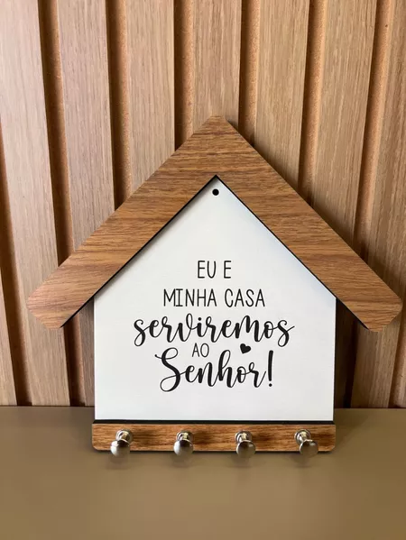 Imagem 2 do produto Porta Chaves de Parede Casinha