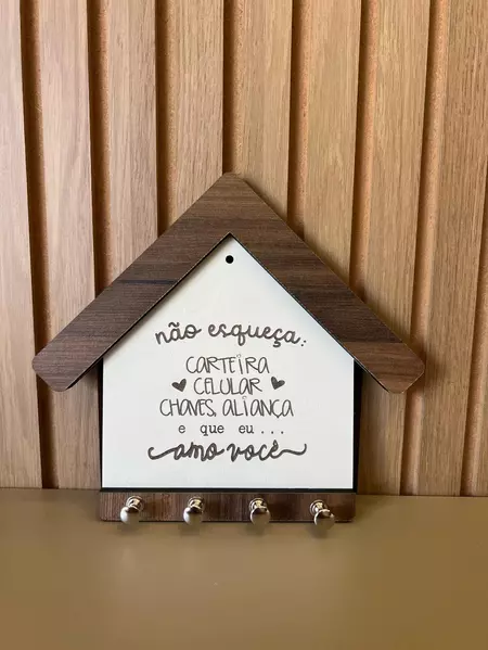 Imagem 3 do produto Porta Chaves de Parede Casinha