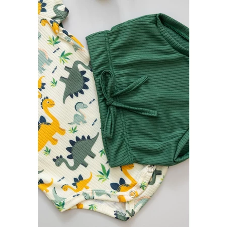 Imagem 2 do produto Conjunto Bebê Verão Body Dino Verde