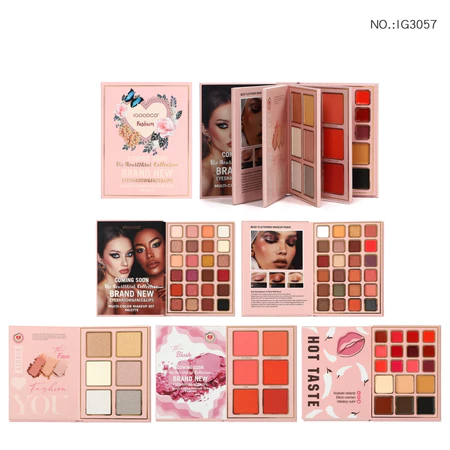Paleta Livro de Maquiagem Borboleta 78 Tons