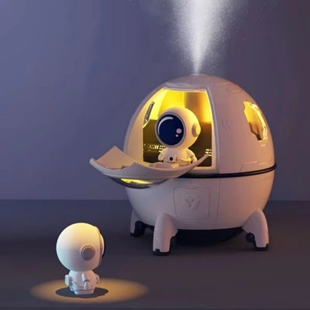 Umidificador de Ar Astronauta 220ml – LED Colorida USB