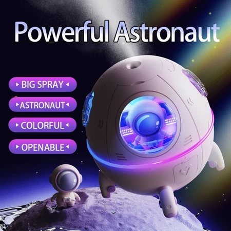 Imagem 3 do produto Umidificador de Ar Astronauta 220ml – LED Colorida USB