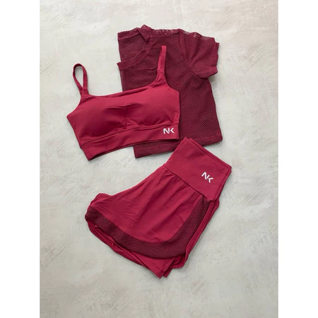 Imagem 3 do produto Trio Conjunto Fitness Feminino NK Academia