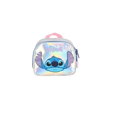 Imagem 3 do produto Kit Mochila Stitch Holográfica com Lancheira e Estojo