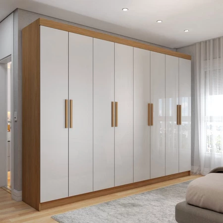 Guarda-Roupa Casal Aurora 8 Portas 4 Gavetas