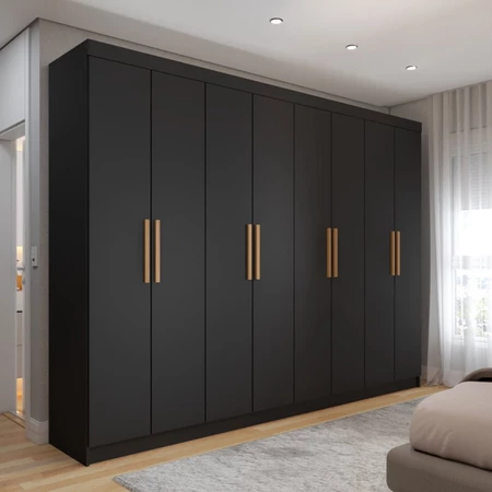 Imagem 5 do produto Guarda-Roupa Casal Aurora 8 Portas 4 Gavetas