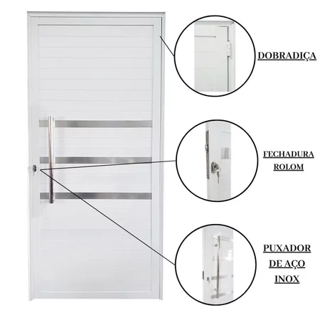 Imagem 4 do produto Porta Lambril de Alumínio com Friso Linha Veneza