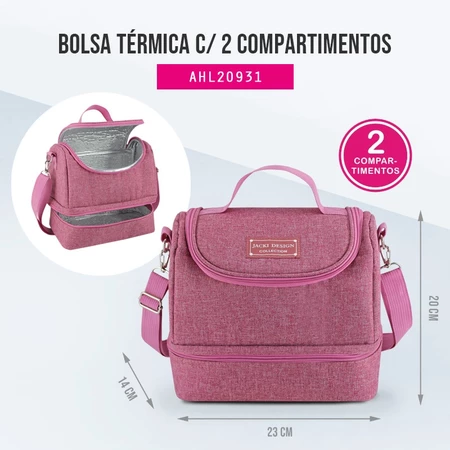 Imagem 3 do produto Kit Bolsa Térmica Jacki Design com Marmita