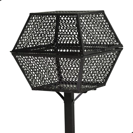 Lixeira de Calçada Externa com Tampa