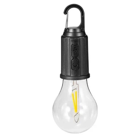 Lâmpada LED Portátil Retrô com Gancho USB-C