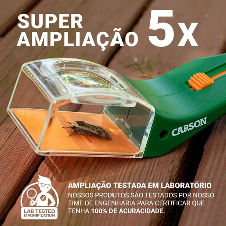 Imagem 4 do produto Lupa De Ampliação 5x Captura E Observação De Insetos