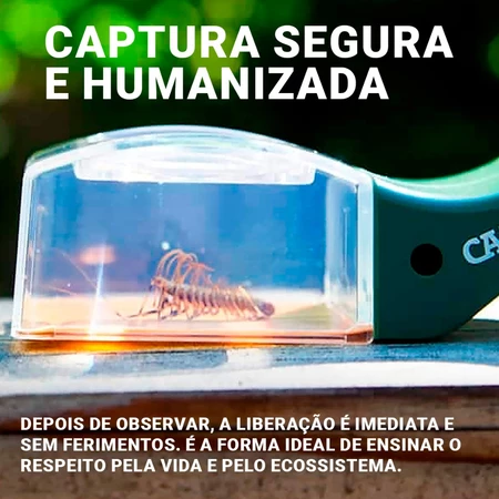 Lupa De Ampliação 5x Captura E Observação De Insetos