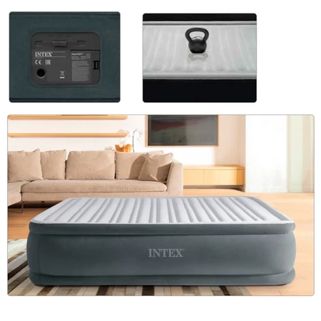 Imagem 1 do produto Cama Colchão Inflável Casal Intex com Bomba Elétrica