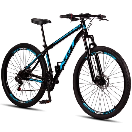 Bicicleta Aro 29 KGT Aço Carbono freios a disco