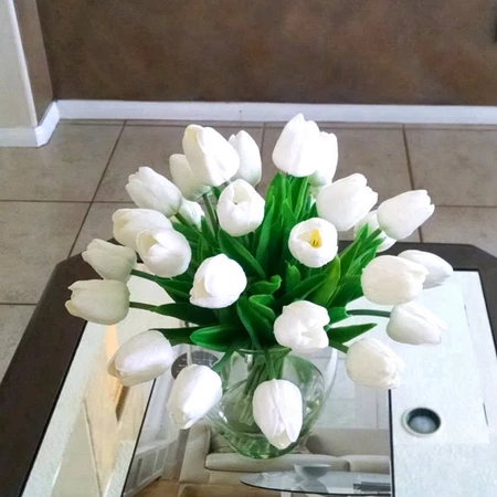 Imagem 1 do produto 10 Peças Flores Artificiais De Tulipa Falsas